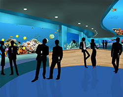 Bar Scene Underwater